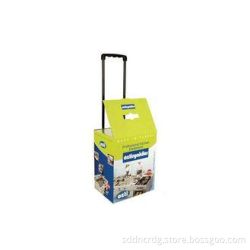 Cute Cardboard Paper Trolley Recyclable For Exhibition Prod